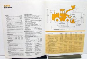 1975 International IH Dealer Brochure H80B Pay Loader Tractor Construction