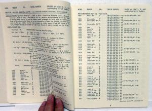 1900-1975 The Serial Number Book For US Cars VIN Decoding Educational History