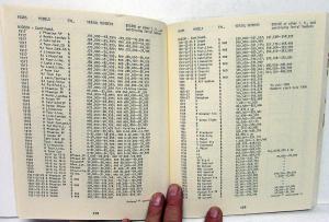 1900-1975 The Serial Number Book For US Cars VIN Decoding Educational History