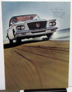 1962 Plymouth Valiant Signet V100 V200 Station Wagon Sales Brochure Oversized