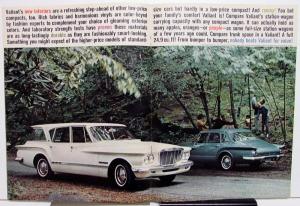 1962 Plymouth Valiant Signet V100 V200 Station Wagon Sales Brochure Oversized