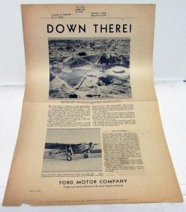 1930 Ford TriMotor Airplane Ad Proof Executive and Business Uses for Plane