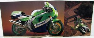 1990 Kawasaki Ninja ZX-7 Motorcycle Dealer Sales Brochure ZX750-H2 Specs