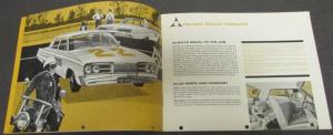 1967  DODGE POLARA CORONET WAGON POLICE PURSUIT SALES BROCHURE