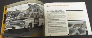 1967  DODGE POLARA CORONET WAGON POLICE PURSUIT SALES BROCHURE