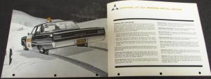 1967  DODGE POLARA CORONET WAGON POLICE PURSUIT SALES BROCHURE