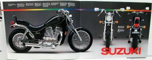 1986 Suzuki Intruder VS700GL Motorcycle Dealer Sales Brochure Folder