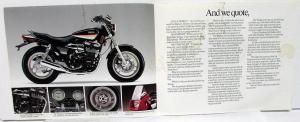 1989 Yamaha Motorcycle Dealer Sales Brochure Radian Folder