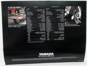 1987 Yamaha Motorcycle Dealer Sales Brochure Folder Venture & Venture Royale