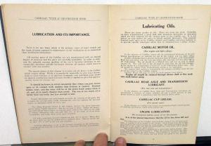 1916 Cadillac Eight Type 53 Owners Operator Manual Care & Operation Instruction