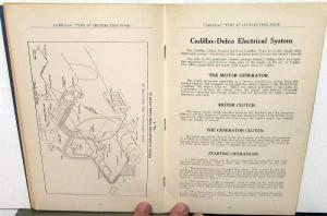 1916 Cadillac Eight Type 53 Owners Operator Manual Care & Operation Instruction