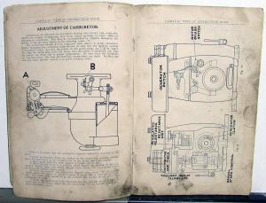 1915 Cadillac Type 51 Owners Operator Manual Original Care & Op Instructions