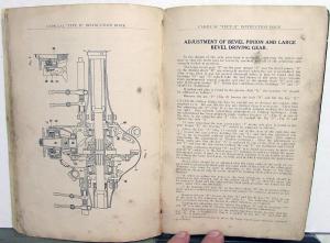 1915 Cadillac Type 51 Owners Operator Manual Original Care & Op Instructions