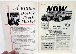 1933 March Ed Power Wagon Motor Truck Industry Trade Magazine Studebaker Engine