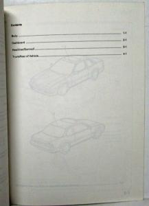 1988 Honda Prelude Model Series Noise Control Repair Service Manual