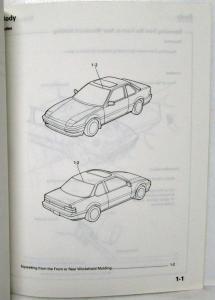 1988 Honda Prelude Model Series Noise Control Repair Service Manual