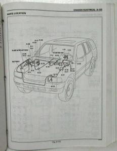 1997 Honda Passport Service Shop Repair Manual - Isuzu Rodeo