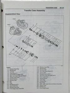 2002 Honda Passport Service Shop Repair Manual - Isuzu Rodeo