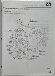 2001-2005 Honda Civic GX Service Shop Repair Manual Supplement