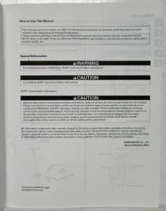 2007 Honda Fit Body Repair Service Manual