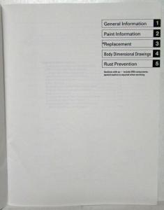 2007 Honda Fit Body Repair Service Manual