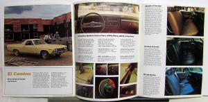 1969 Chevrolet El Camino SS 396 350 Dealer Sales Brochure R1 Revised Original