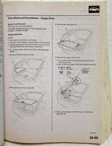 2010 Honda Accord Crosstour Service Shop Repair Manual 2 Vol Set