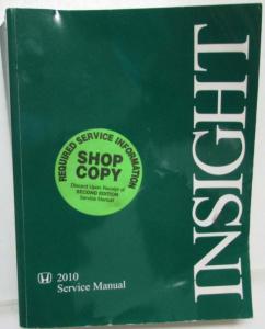 2010 Honda Insight Service Shop Repair Manual