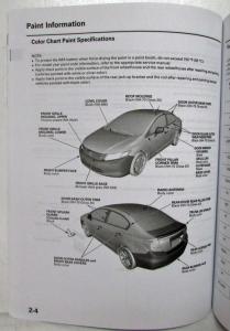 2012 Honda Civic Hybrid Body Repair Service Manual