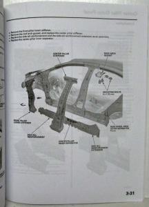 2012 Honda Civic Hybrid Body Repair Service Manual