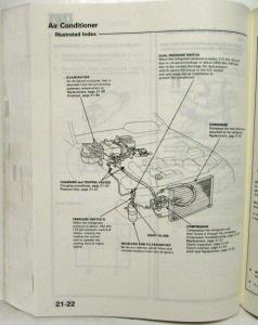 1987 Acura Legend Coupe Service Shop Repair Manual