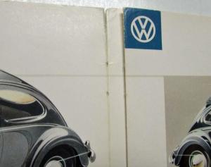 1954 VW Beetle Sales Brochure with Foldout