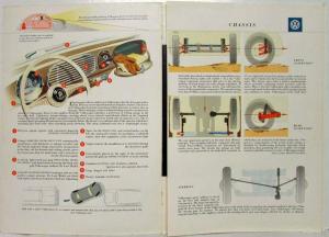 1954 VW Beetle Sales Brochure with Foldout