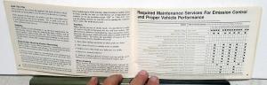 1974 Plymouth Valiant Duster 360 Owners Manual ORIGINAL Care & Maintenance