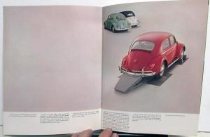 1963 VW What Makes a Volkswagen Color Sales Brochure Beetle Features Specs Orig