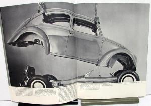 1964 VW What Makes a Volkswagen Black & White Sales Brochure