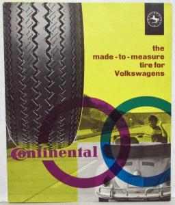 1965 VW Continental Made to Measure Tire for Volkswagen Sales Folder