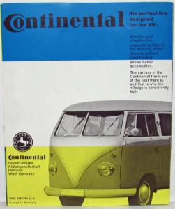 1965 VW Continental Made to Measure Tire for Volkswagen Sales Folder