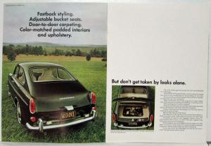 1969 VW Fastback Now Can You See Yourself in a Volkswagen Sales Brochure