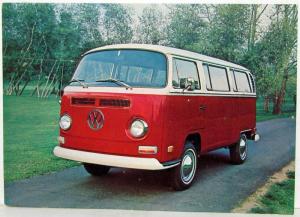 1970 Volkswagen Station Wagon Dealer Postcard