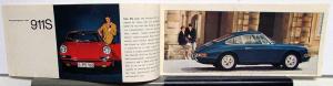 1966 Porsche Dealer Sales Brochure 911 911S 912 Features & Specs Original