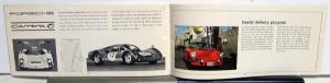 1966 Porsche Dealer Sales Brochure 911 911S 912 Features & Specs Original