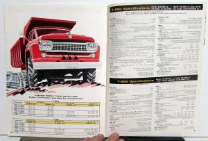 1958 Ford Truck Dealer Sales Brochure Extra Heavy Duty Models New Super Duty V8s