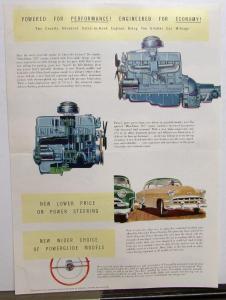 1954 Chevrolet Bel Air Two Ten One Fifty Convertible Color Sales Folder Original