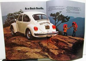 1974 Volkswagen VW Beetles Built Better Than Ever Sales Brochure