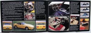 1984 1985 1986 1987 1988 1989 TVR 350i Yellow Convertible Sales Brochure