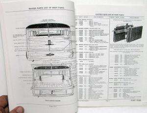 1928 to 1941 Buick Master Body Parts List Catalog Book Sedan Coupe Reproduction