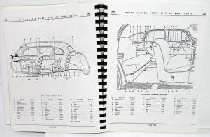 1928 to 1942 Buick Master Body Parts List Catalog Book Sedan Coupe Reproduction