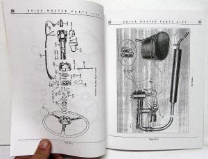 1928 to 1941 Buick Master Chassis Parts List Catalog Book Sedan Coupe Repro