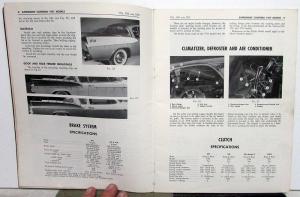 1957 Studebaker Dealer Passenger Car Shop Manual Supplement Champion Commander